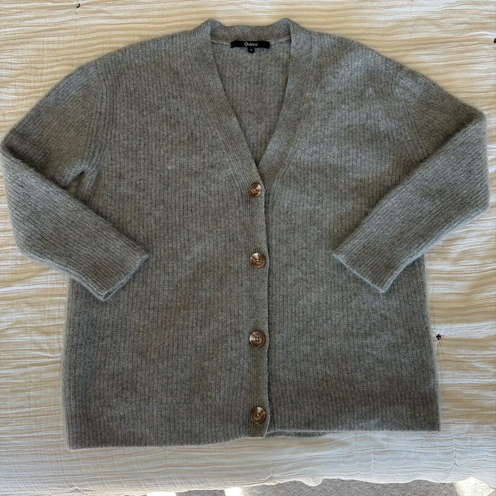 Quince cashmere cardigan